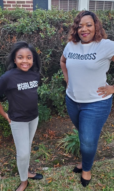 Girl Boss Mom Boss Mother Daughter Shirts